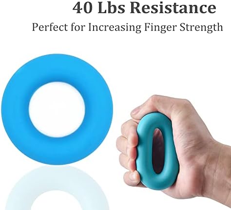Komplet za trening za snagu za ruke podesivi ručni hvatač prstenjaka za vježbanje za stresnu loptu