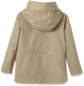 Miniketty ženske jesenske Lake jakne zakopčajte kapute za vanjsku odjeću s kapuljačom s džepovima