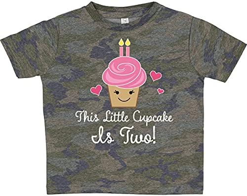 Inktastični 2. rođendan Cupcake Girls Slatka majica Toddler