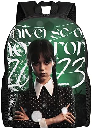 Jisucun jedinstvena srijeda Addams torba srijeda houleting ruksak stilski lagani dizajn putni ruksak prostrana funkcionalna književna
