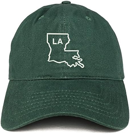 Trendy prodavnica odjeće LA tekst država Outline država vezeni pamučni Tata šešir