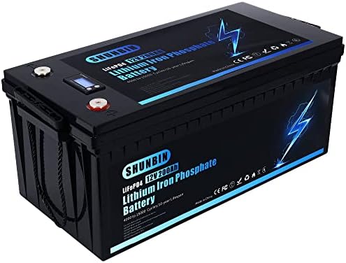 LifePo4 200Ah 12V litijum-željezo fosfat baterija za solarnu pohranu RV / Camper Marins Off Grid Application Applicat punjiva baterija