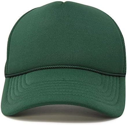 Trucker šešir mrežasta kapa jednobojne boje lagana sa podesivim remenom mala pletenica
