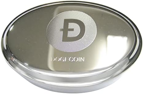 Srebrni tonirani elegantni elegantni paket kovanica u obliku kovanice Blockchain Oval trinket nakit
