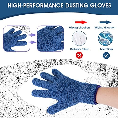 Sibba rukavice za čišćenje prašine rukavice rukavice za pranje višekratne kućne kuhinjske rukavice za uklanjanje prašine za roletne ogledala namještaj vrt