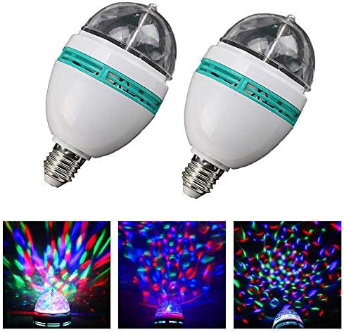 Svjetlo LED E27 sijalica B22 Disco KTV lampa rotirajuća pozornica DJ šareno RGB trepćuće LED svjetlo Božićna seoska kuća svjetlosni