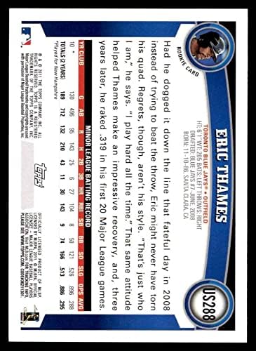 2011 topps # 288 Eric Thames Toronto Blue Jays NM / MT Blue Jays