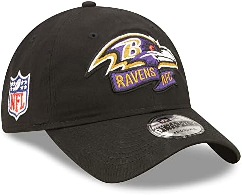 NOVA ERA Toddler Black Baltimore Ravens 2022 Srednjost 9Twenty Podesivi šešir