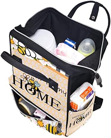 Guerotkr putnički ruksak, ruksak za torbu za peleni, ruksak pelena, pčelinjak Welcom u moj dom