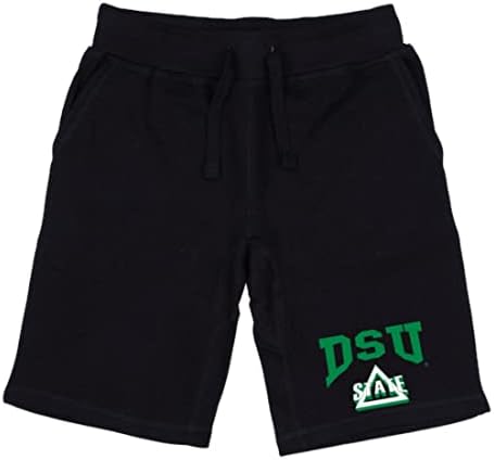DSU Delta State University Statesmen Premium Fleece kratke hlače crne boje