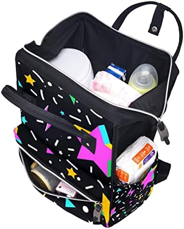 Sažetak šarene zvijezde PASER torba ruksak za bebe nazivne promjene torbe s više funkcija Velika kapaciteta putnička torba
