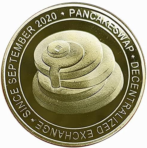Torta za razmjenu palačinki | Virtualna valuta za kriptoturcy | Pozlaćen Challenge Art Coin Commorativni novčić | Bitcoin