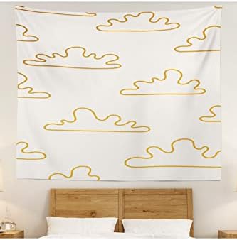 Ysahome Unisex tapiserija, u obliku mjehurića u obliku mjehura za djecu od djeteta, široki zidni viseći za spavaću sobu dnevni boravak,