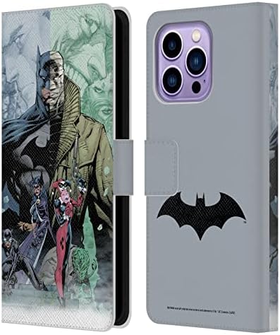 Glava Case Designs zvanično licencirani Batman DC Comics smrt u porodici poznati Strip pokriva kožna knjiga novčanik poklopac slučaj Kompatibilan sa Apple iPhone 14 Pro Max