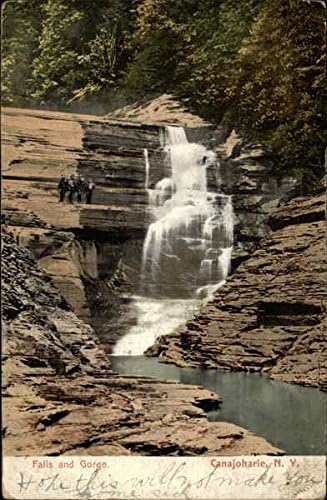 Falls and Gorge Canajoharie, New York NY originalna antička razglednica 1916