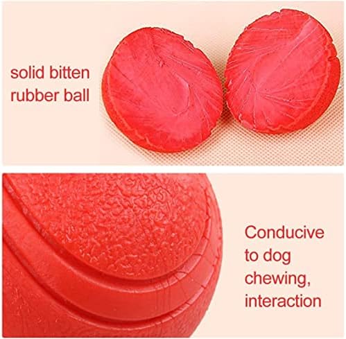 Xiangzhi pune gumene kuglice, pseća gumena gumena odbojna lopta otporna na kuglu i neuništiv kuglica za pse, puna gumena gumena lopticu