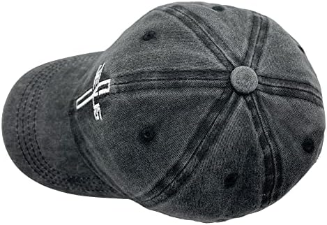 NVJUI JUFOPL Muška bejzbol kapa kršćanskog Isusa križa Podesiva oprana Vintage smiješni Tata šešir