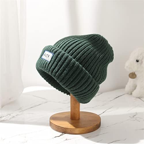 Opušteni pleteni šešir velike glave ženski topli vuneni šešir saten vanjski jesen i zima odjeća za male kupole za lice
