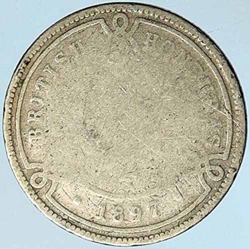 1897 HN 1897 British Honduras Colony Queen Victoria Antiq 25 centi dobro nevertificirano