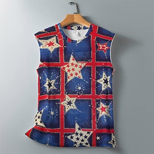 4. srpnja Košulje Žene Grafički tenk Najbolji Casual American zastava Bluze Stars Striped Print Prsluke - Dan nezavisnosti