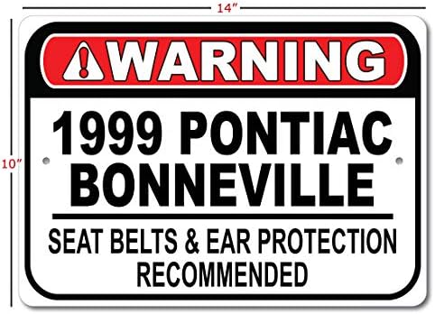 1999 99 Pontiac Bonneville Seat Betl Preporučeni brz automobil, metalni garažni znak, Zidni dekor, GM Auto set - 10x14 inča