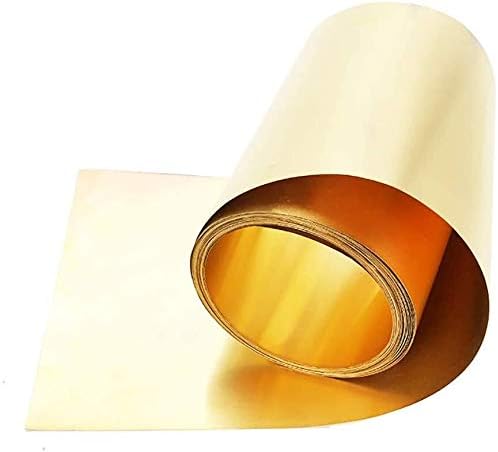 YUESFZ mesing folija Lim Band bakar pojas koža bakar Metal Working 0.1 mm, 10mm mesing ploča
