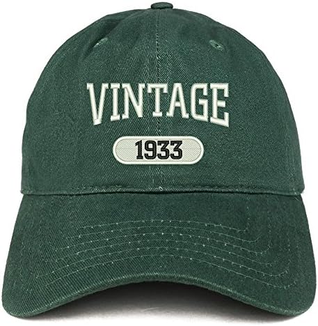 Trendy Widel Shop Vintage 1933 Vezerani 90. rođendan opuštena pamučna kapa