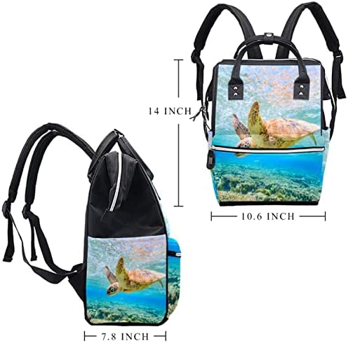 Lijepa kornjača Plivanje pod morskom torbom za ruksak za ruksak za dijete Nuppy Multi funkcija VELIKA KAPACITET putna torba