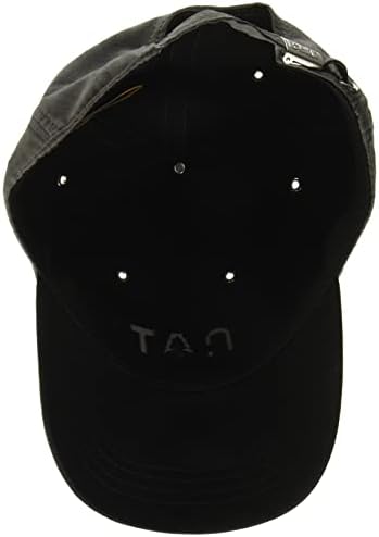 CATERPILLAR muški zaštitni znak Microsuede Hats sa izvezenim prednjim, zakrivljenim računom sa kontrastom i zatvaračem