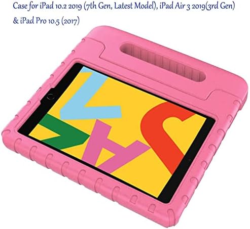 Simpleway futrola za novi iPad 9. / 8. / 7. generacija, otporna na udarce Slaba za rukovanje djecom Kućište Super zaštita za iPad