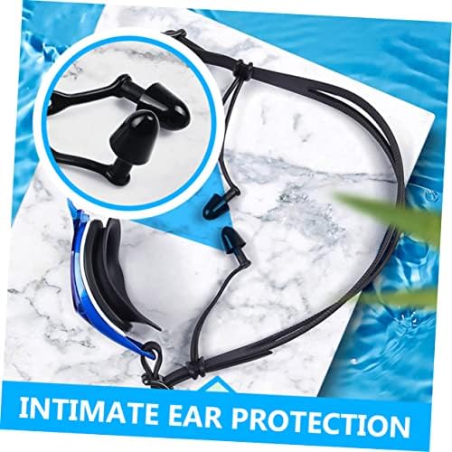 Toyvian 3 para Plivanje Šar ploče za uši uši za djecu za ponovnu upotrebu silikonskih čepova za ponovni uši za uši za uši za kupanje
