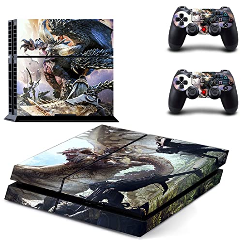 Igra Monster Astella Artemis Hunter PS4 ili PS5 naljepnica za kožu za PlayStation 4 ili 5 konzola i 2 kontrolera naljepnica vinil
