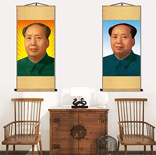 Kineski Umjetnički Zidni Svitak,Vješanje Na Zidu, Dekorativne Slike, Stil Mao Zedong Slika Mao Zedong Portret Mao Zedong Slika Zidni