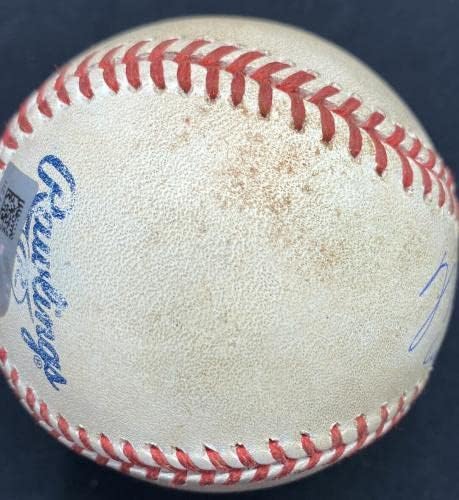 Mike Trout Game Polovna karijera Hit 713 Dvokrevetna potpisana MLB Holo - igra Rabljene bejzbol