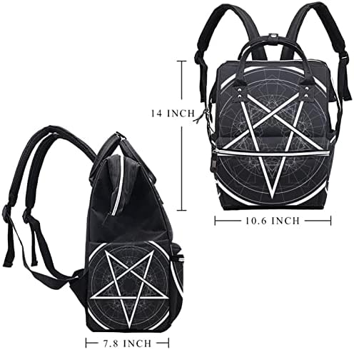 Barska torba Black White Pentagram Care Bag qurephing torba za promjenu