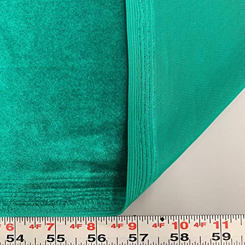 Princeza žad zeleni poliester Spandex rastezljiva baršunasta tkanina za mašne, gornji čvor, gumice, odjeću, kostime, zanate - 10001