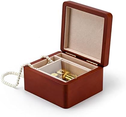 Jednostavna drvena 23 Note Petite Music nakit kutije - potpuno novi svijet