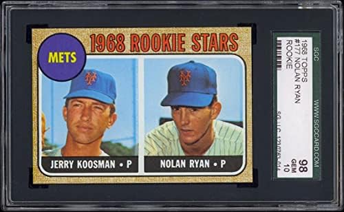 1968 TOPPS 177 NOLAN RYAN SGC 98 GEM MINT 10 Hobby je najbolji! - Bejzbol kartice za ublažavanje