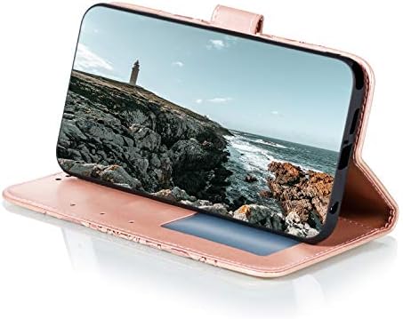 Oopkins kompatibilan sa Samsung Galaxy S23 Ultra Case, Galaxy S23 Ultra PU Koža Mandala reljefni novčanik držač Slot kartica Magnetic