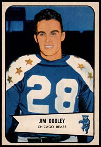 1954 Bowman 121 Jim Dooley Chicago Bears Ex / MT Medvjedi Miami Florida