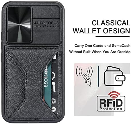 futrola za novčanik teroxa kompatibilna sa Samsung Galaxy A54 5G sa sklopivim postoljem za kartice [RFID Blocking] zaštita kamere