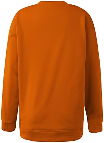 Jesenske košulje za žene Cowl vrat Božićni ispis padajuće košulje za žene 2022 prevelika majica plus veličina smiješna majica teretane