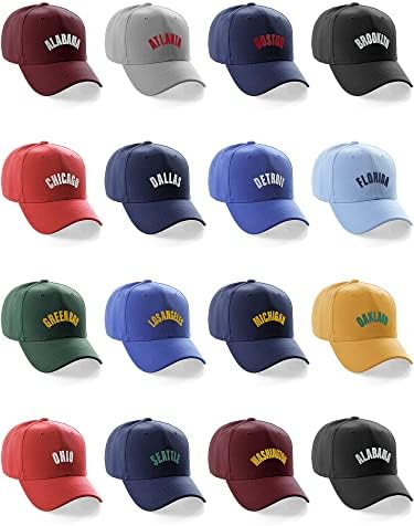Daxton SAD gradovi države Bejzbol šešir kapa luk slova
