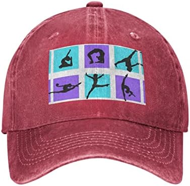 Gimnastika igra Štampana bejzbol kapa, kaubojski šešir za odrasle prilagodljiv, dostupan tokom cijele godine