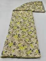 MSBRIC Afrička tila čipkasta tkanina saten 5 metara Nigerijski brokat žakard čipka za šivanje haljine tkanina YYZ7 - 5 metara čipkaste