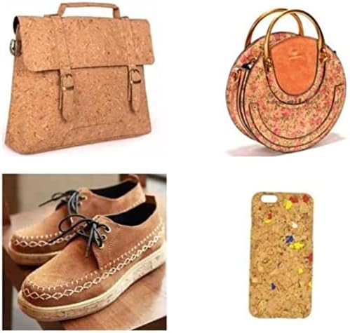 Yilefu tkanina od plute, koža od cvjetne plute za torbicu novčanik naušnice za cipele Izrada materijala DIY Craft