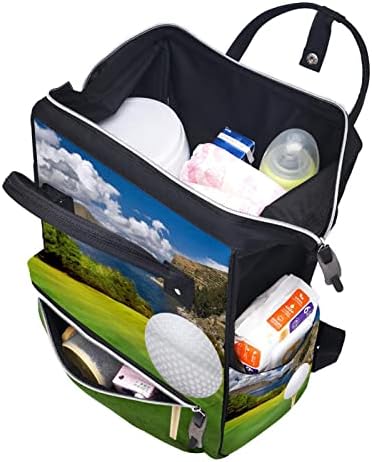 Guerotkr Travel Backpack, Bager za peleni, Ruksak Pelenerine, sunčano brdo Golf