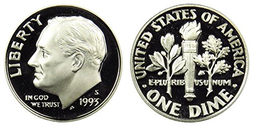 1993. S Roosevelt Proof Silver Dime 10c DCAM US Mint