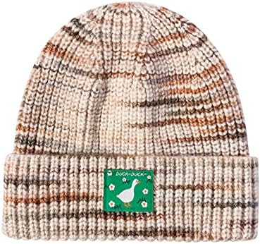 Protecter topli zimski šešir za uši modni Roll vanjski vuneni ženski hladni šešir nadstrešnice ženski zimski šeširi sa uhom