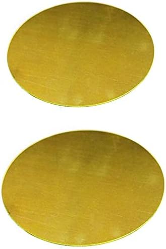 NIANXINN Mesingani disk Lim okrugla kružna ploča H62 bakar CNC obrada metala rezane sirovine Debljina 2,5 mm Lim od čistog bakra